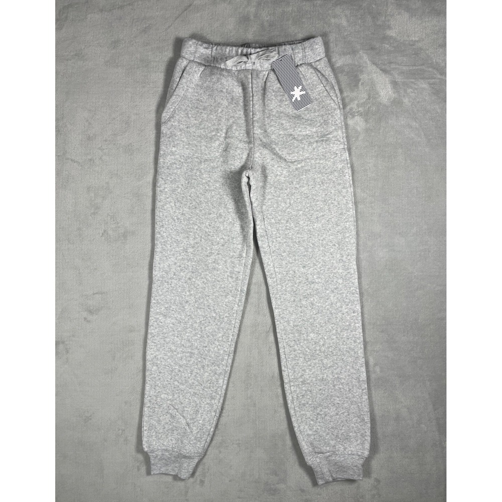 Splendid Jogger Sweatpants Girls 12 Gray Heather Fleece Lounge Athletic NWT